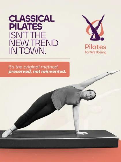 Classical Pilates is not a new trend; it is the original method, preserved, not reinvented. We are committed to teaching this time-tested system, which delivers results through precision and a deep understanding of the body's mechanics.
