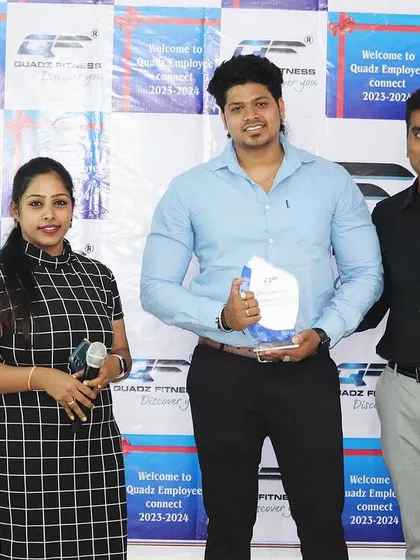 Congratulations to Mr. Dinesh from our Sadashivanagar Branch for winning the "Employee of the Year" award for his outstanding performance.