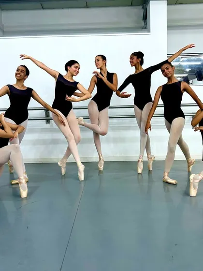 Lights, camera, leotards. Our National Youth Ballet students model stunning pieces, showing how grace and fashion intersect in the dance world.