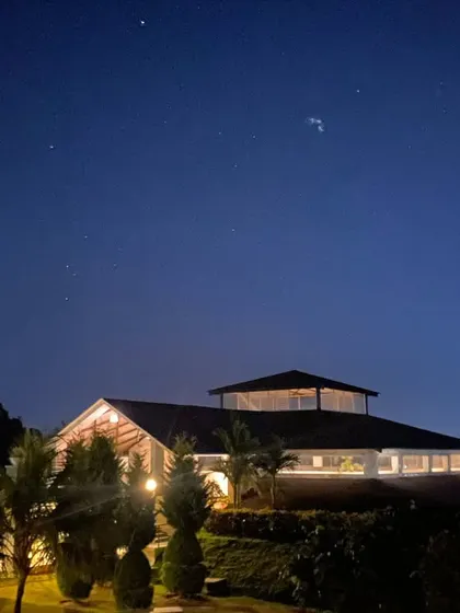 The night sky over our retreat is a spectacle of its own. Away from the city's glow, the stars are clear and bright, offering a perfect, peaceful end to a day of healing and self-care.