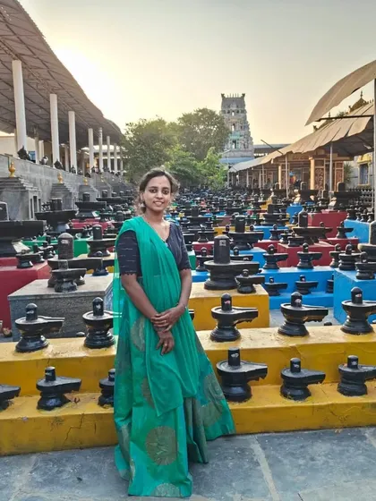 A photo from my visit to the Kotilingeshwara Temple in Kolar, Karnataka. Being surrounded by thousands of Shiva lingams was an unforgettable spiritual experience.
