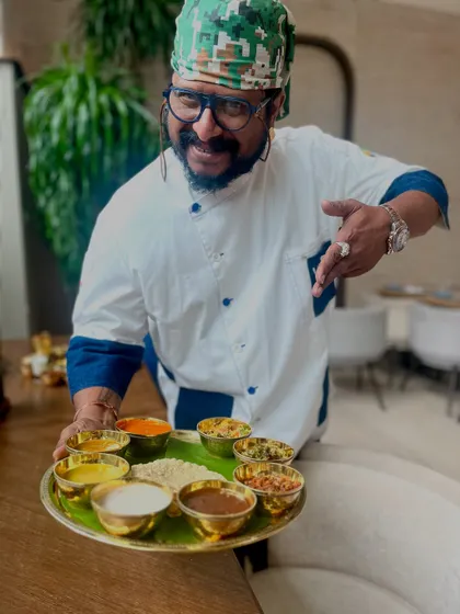 Happy Chingam! Here I am, serving up a taste of home. For me, food is about connection and storytelling. I love sharing the diverse flavors of Kerala, from the simplest thoran to the most elaborate sadya, with all of you.