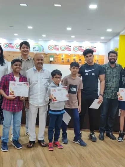 We were thrilled to have our students' families and special guests like Mr. Sameer Anjaan join us to celebrate the completion of their basic shooting course. It's a proud moment for everyone at the academy.