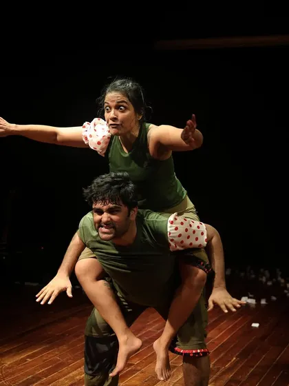 A still from a tech run of "Gretel."