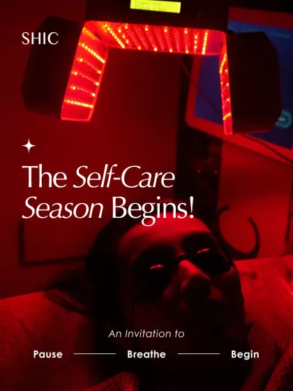 The Self-Care Season begins with an invitation to pause, breathe, and begin your journey back to self with our restorative rituals.