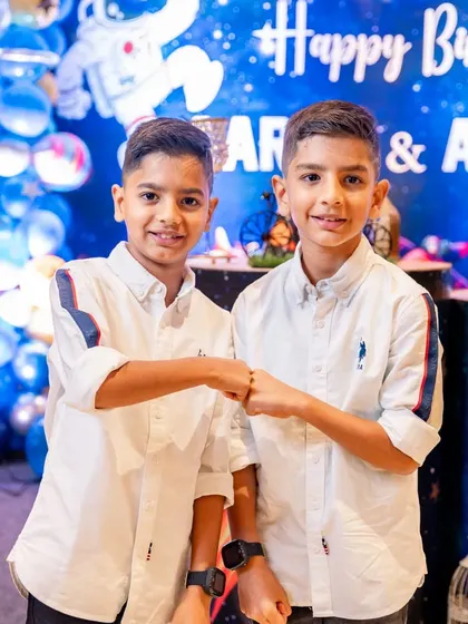 Double the joy. It was so much fun photographing these twin boys on their birthday and capturing the special bond they share with a celebratory fist bump.