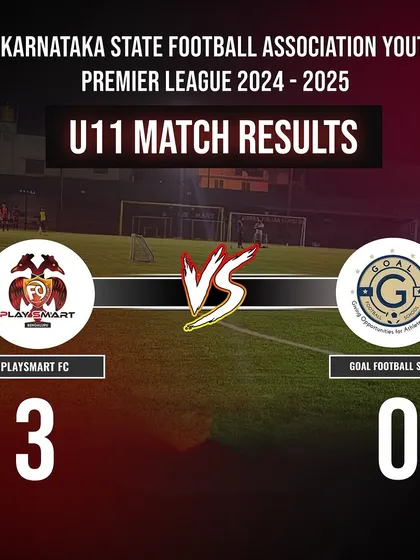 A fantastic 3-0 win for our U-11 squad over Goal Football School. A great performance from the team.