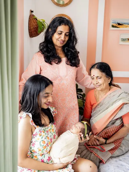 Four generations of beauty in a single photograph. It is an absolute honor to capture these incredibly special and rare family moments.