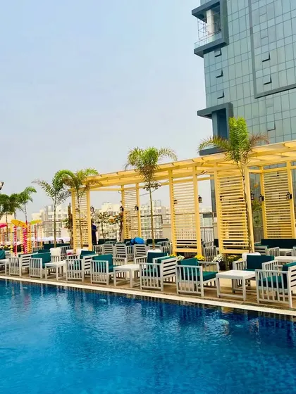 A poolside venue in Noida offers a chic and modern setting for your celebrations. It's perfect for a cocktail party, sangeet, or even a daytime wedding ceremony.