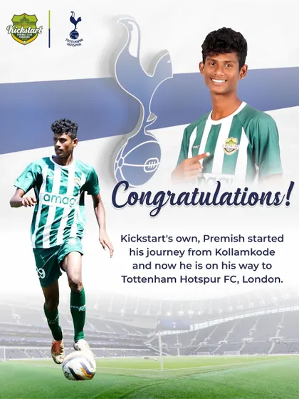 From the local fields of Kollamkode to the training grounds of a Premier League giant. Premish's journey to London is a story of hard work, dedication, and the pathways we create.