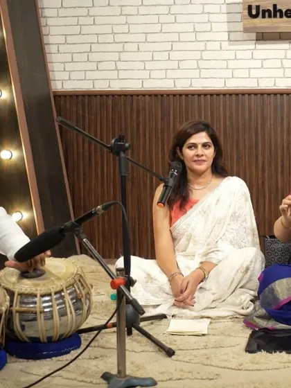 A beautiful moment from a "Shaam E Sukhan" ghazal evening. Here I am accompanying vocalists Neha Roda ji and Sveta ji, creating a gentle and soulful atmosphere with the tabla.