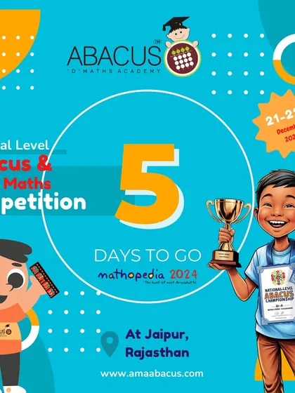 5 days to go! The final countdown to the ultimate maths quest.