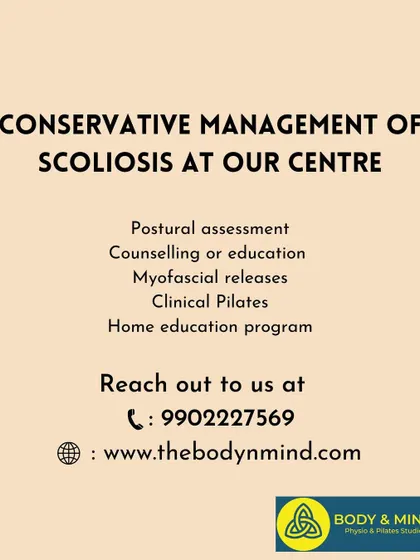 I offer a comprehensive, non-surgical approach to managing scoliosis. This includes a thorough assessment, personalized clinical Pilates programs, and home education to empower clients in their own care.