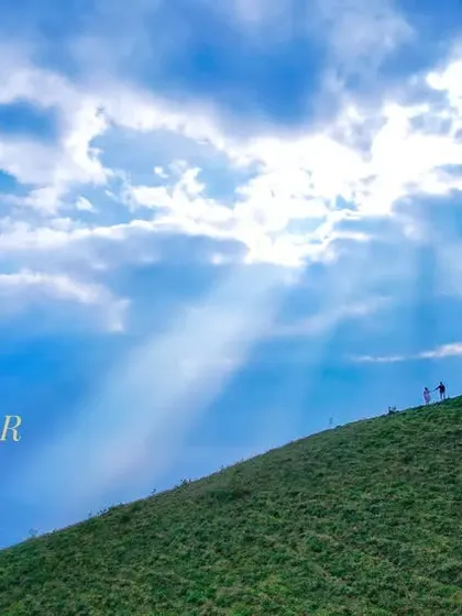 This aerial shot from a pre-wedding shoot in Chikmaglur shows how I use drone videography to create epic, scenic portraits that make a couple's story feel larger than life.
