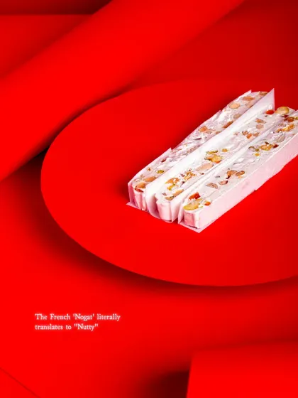 The French word 'Nougat' literally translates to 'Nutty'.