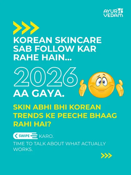 Everyone is following Korean skincare, but is your skin still chasing trends? It's time to talk about what actually works for your unique Indian skin. A slow, grounding Ayurvedic ritual can provide a glow that lasts.