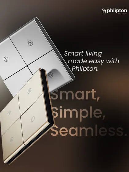 Smart, simple, and seamless. This image displays my scene switches in both silver and gold finishes, emphasizing their elegant design and ease of use.