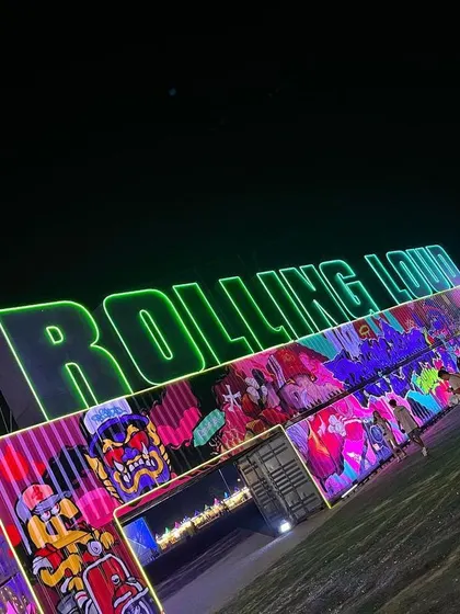 The massive entrance to Rolling Loud Thailand, a gateway to a weekend of incredible music and art.