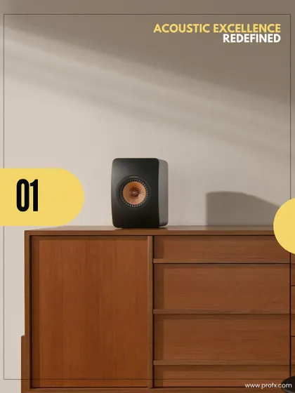 Acoustic excellence redefined. The KEF LS50 Wireless II is a perfect luxury speaker, powerful and stylish enough to be the centerpiece of any room's audio system.