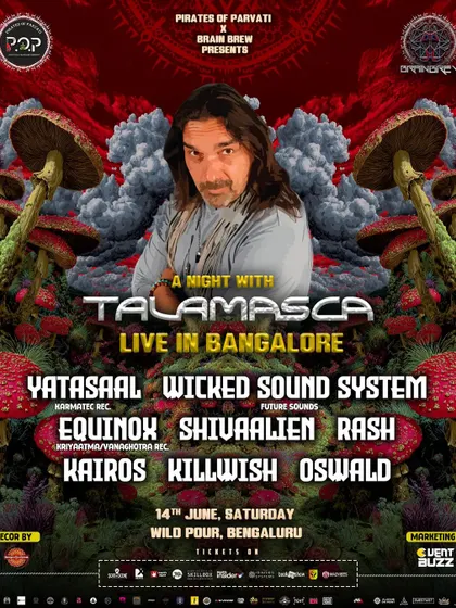 The full lineup for the Talamasca event. Being featured alongside such a diverse and talented group of artists is what the community is all about.