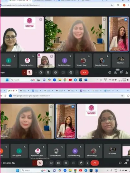 A collage of screenshots from the POSH panel discussion. We covered the latest judgments and discussed the importance of having the will and support system to report incidents, which is as crucial as the law itself.