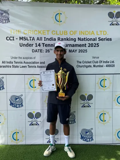 The goal is always to be at the top. Congratulations to our trainee Dhruv Sehgal on becoming the Under 14 All India National Series Singles Winner. This is a huge achievement that proves the effectiveness of our focused, high-performance program.