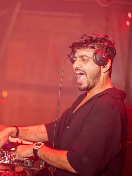 Singing along to a track, completely lost in the music. This is the passion I bring to every set.