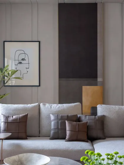 The door fully closed, a perfect example of our love for hidden details and transformative spaces.