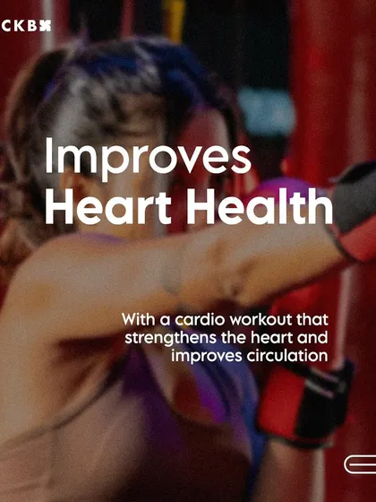 The high-intensity nature of boxing improves heart health by strengthening the heart and improving circulation.