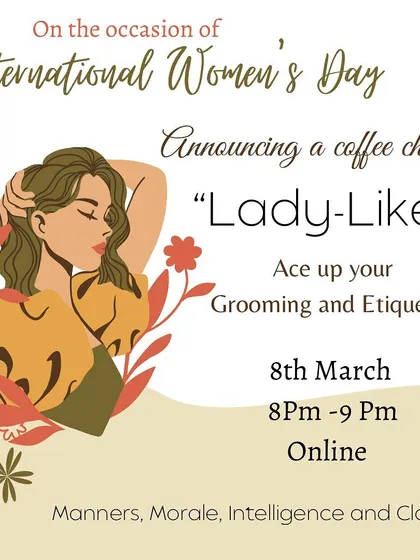Announcing a focused session on grooming and etiquette for women. We cover everything from personal style for your face shape to social etiquette and a 9-to-5 makeup demo.