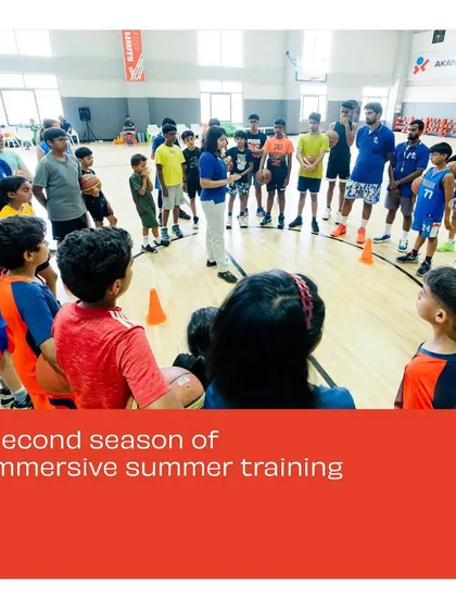 A moment from our immersive summer training. We bring together players of all ages to learn, compete, and grow in a supportive and challenging environment, led by our experienced coaching staff.