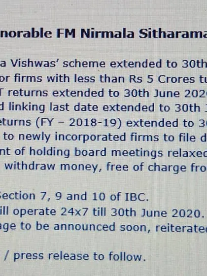 Staying ahead of tax changes is key. Here is an example of the timely updates we share, ensuring our clients are aware of important deadline extensions for GST and income tax returns.