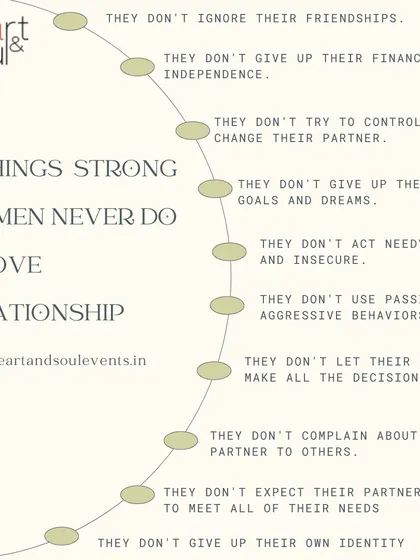 A strong woman in a relationship doesn't lose herself. She maintains her identity, friendships, and dreams. This is a guide to the principles of self-respect and independence that form the foundation of a healthy, balanced partnership.