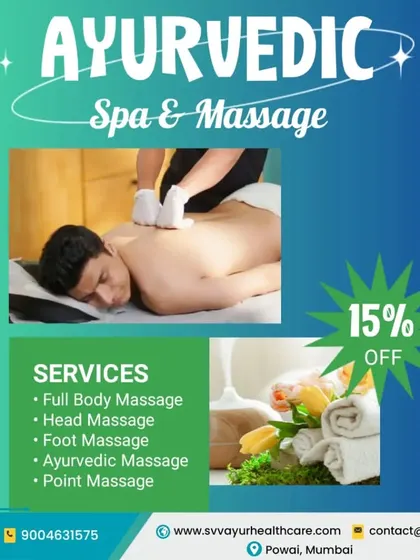 Our Ayurvedic spa and massage services are designed for complete body pain relief and rejuvenation. We offer full body massage, head massage, and point massage to address your specific needs in a tranquil setting.