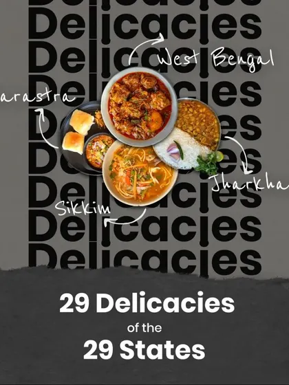 Our culinary journey continues with Misal Pav from Maharashtra, the rich Kosha Mangsho from West Bengal, comforting Thukpa from Sikkim, and the unique Rugra vegetable from Jharkhand.