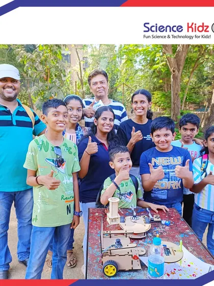 The happy faces of our students and visitors at our Technovanza stall. Events like these provide a great platform for our students to build confidence and presentation skills.