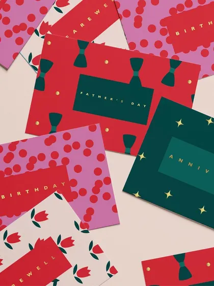 We have custom-designed notecards for every occasion, mood, and personality. Whether it's a birthday, anniversary, or farewell, we've got you covered.