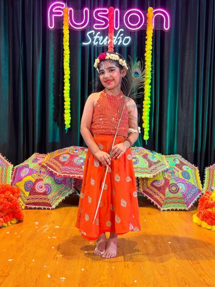 Celebrating Janmashtami with our little Radhas and Krishnas. We love incorporating festive themes into our kids' dance classes to make learning cultural and fun.
