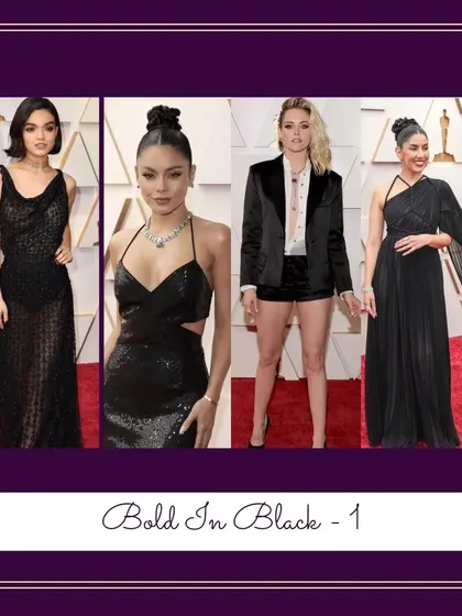 Bold in black is a timeless red carpet choice. Here are some of my favorite black outfits from the Oscars, showcasing everything from classic gowns to edgy shorts.
