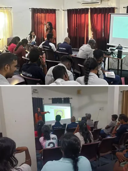 Our nutrition lead explains the unique nutritional needs of female athletes to a group of coaches. This knowledge is critical for optimizing performance and long-term health at the grassroots level.