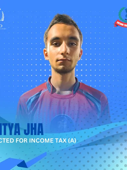 Aditya Jha gets selected for the Income Tax (A) team for the corporate season. His dedication has paid off.