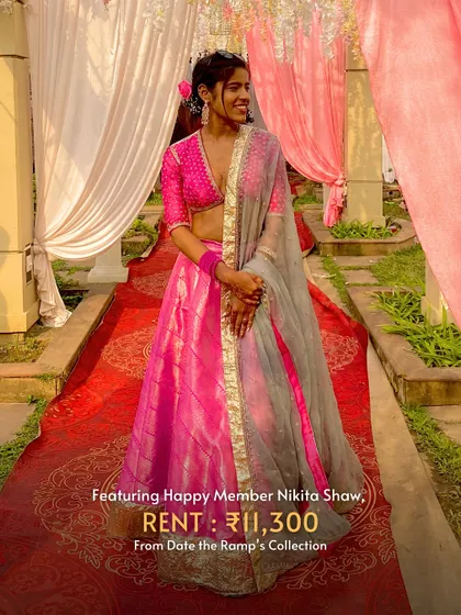 This happy member is giving full Kareena Kapoor as Poo vibes in her backless rental outfit. She came, she rented, she served.