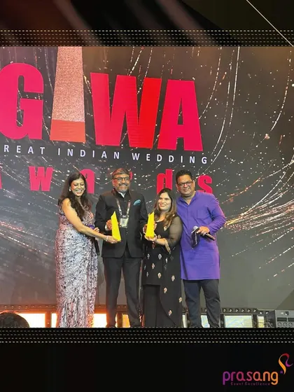Accepting the Gold award for Best Design at GIWA 2024. This achievement was a collaboration and a result of a shared vision to push creative boundaries.