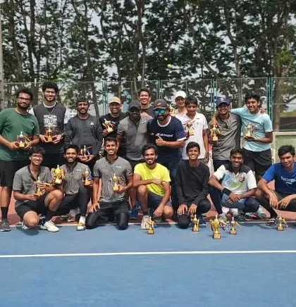 This is what success looks like. We love seeing teams come together, compete, and celebrate their achievements at the end of a rewarding day on the court. This group photo captures the spirit of camaraderie from a recent tournament.