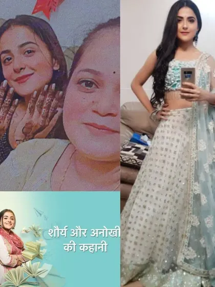 A collage celebrating my work with actress Debattama Saha for the popular show "Shaurya Aur Anokhi Ki Kahani".