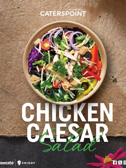 Our best-selling Chicken Caesar Salad is a whole vibe. It features smoked chicken, crisp greens, parmesan, and our signature Caesar yogurt dressing, made fresh daily. It's the perfect midweek meal.