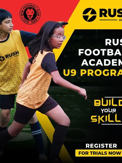 Calling all U9 players. Register for our trials to build your skills with professional coaching in a state-of-the-art facility.