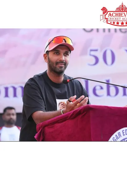 Our Head Coach Subbu sharing his thoughts at the prize distribution ceremony.
