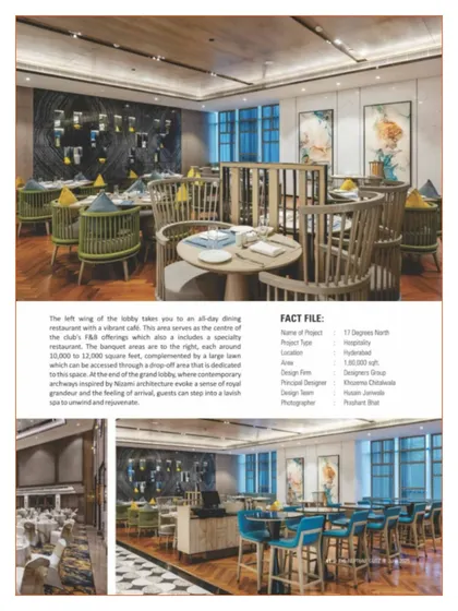 Further views of our restaurant and club projects. This collection includes details of seating arrangements, material palettes, lighting design, and architectural features that define these unique hospitality spaces.