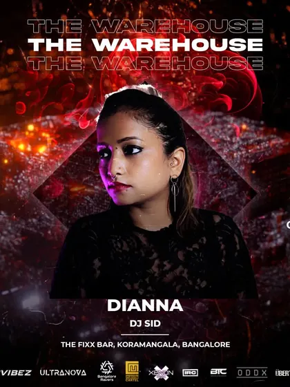 My artist flyer for "The Warehouse" at The Fixx Bar, where I played alongside the legendary Murthovic.